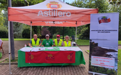 Presencia de la Asociación de Ostomizados de Cantabria en la Feria de Oportunidades Culturales, Deportivas y Sociales de El Astillero.